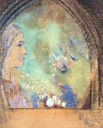 Odilon Redon Profile in an Arch china oil painting artist